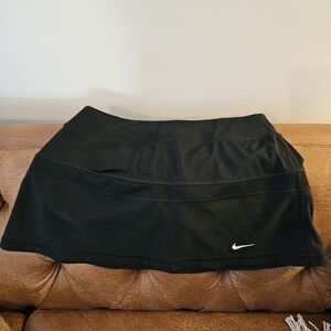 Nike tennis skirt black Small low rise dri fit
